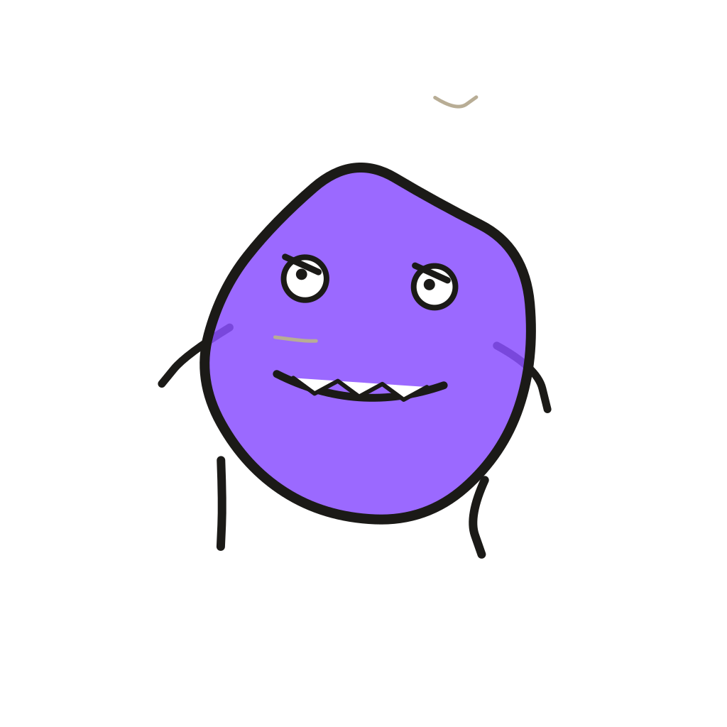 Drawing of Brutus the Blob