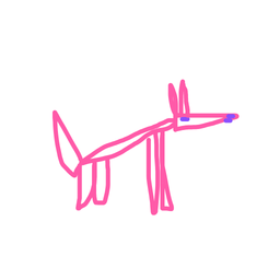 pink dog