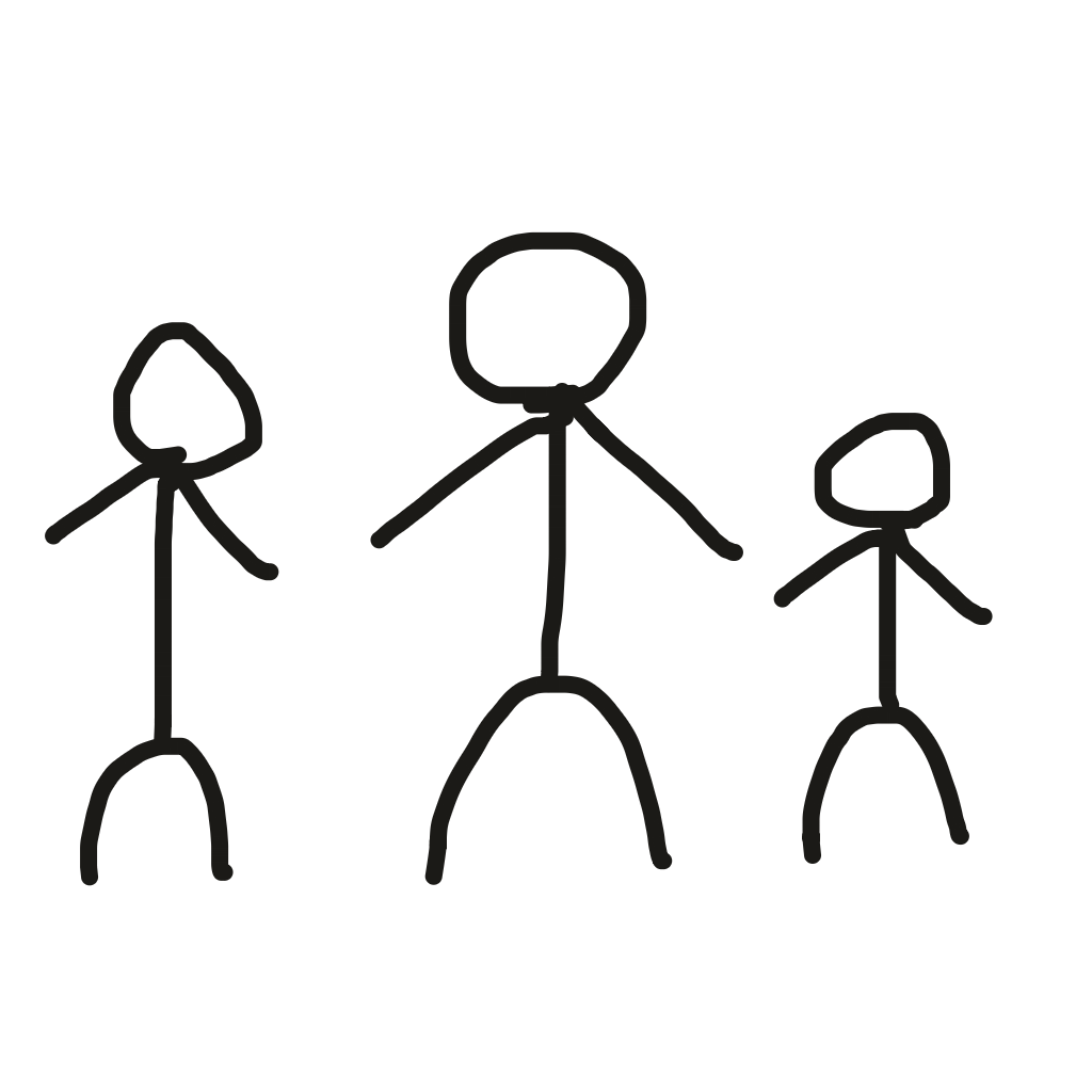 Drawing of Stickmen