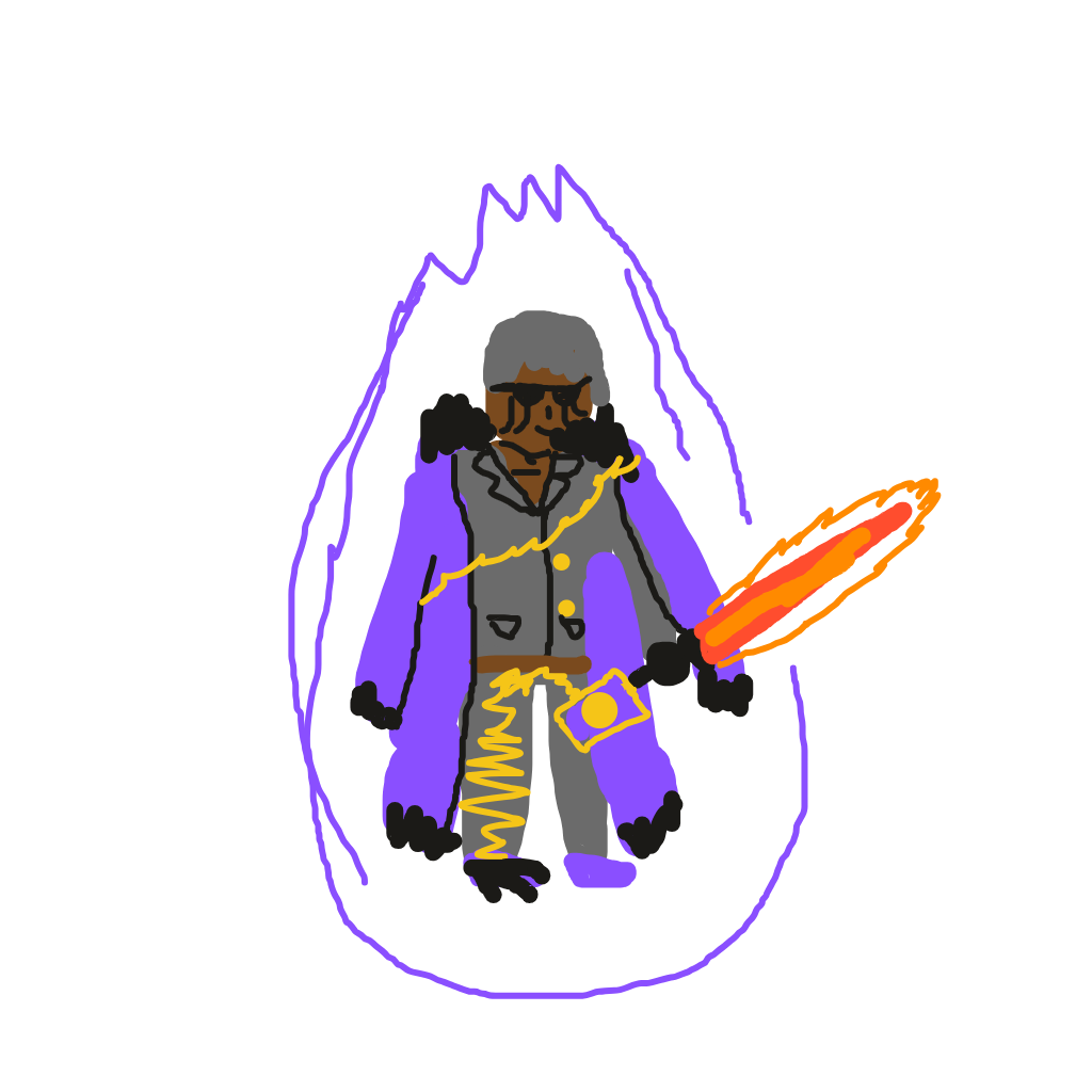 Drawing of Matthias (Lævateinn)