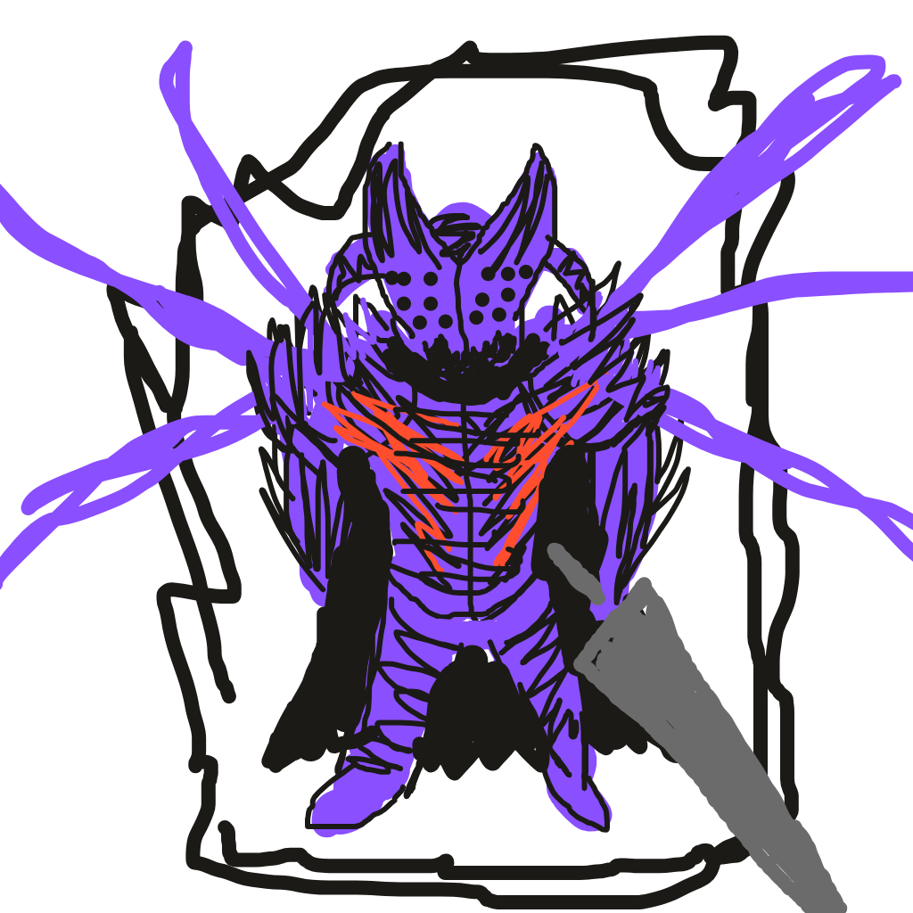 Drawing of Black Vanguard Lindamea