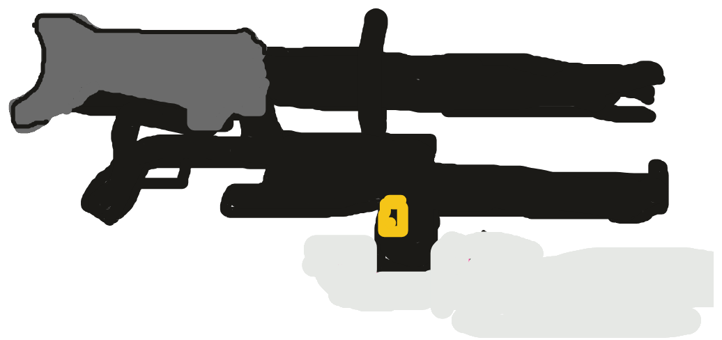 Bob's Pulse Rifle in My Drawing Town
