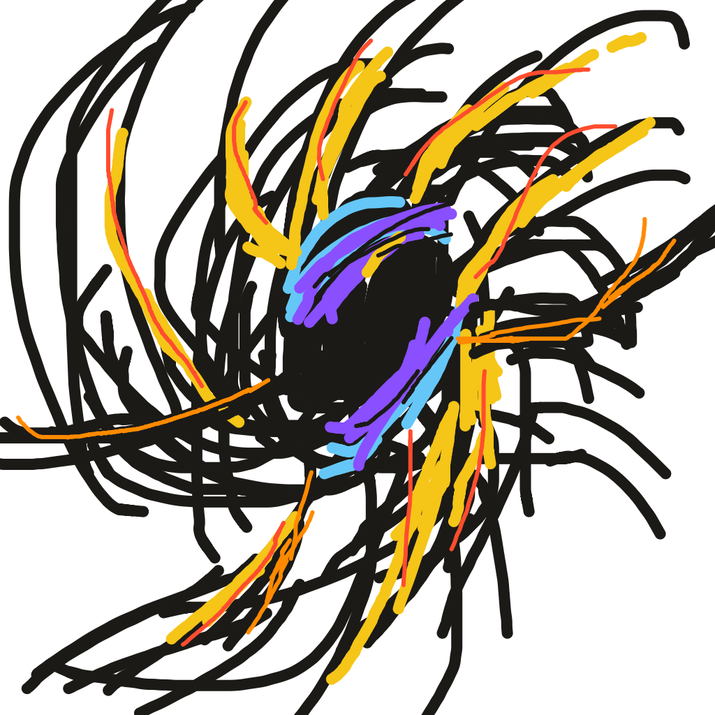 Drawing of Black hole