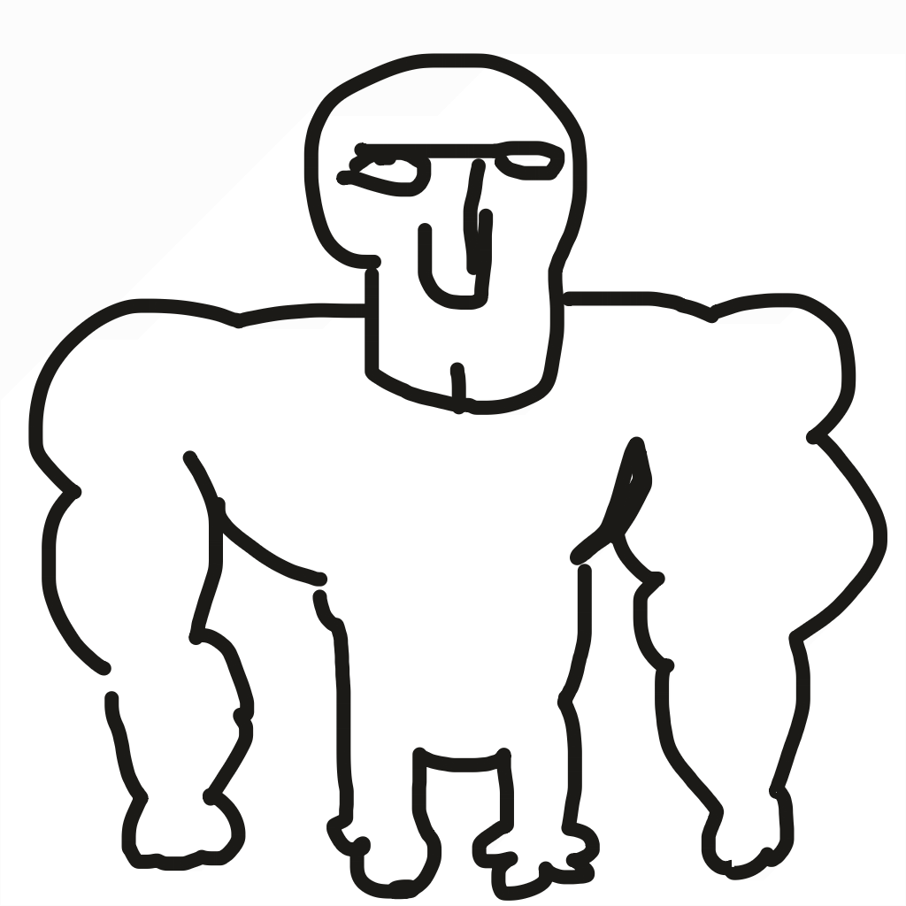 Drawing of toughest fighter ever