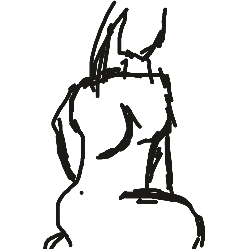 Drawing of Pin-up Girl