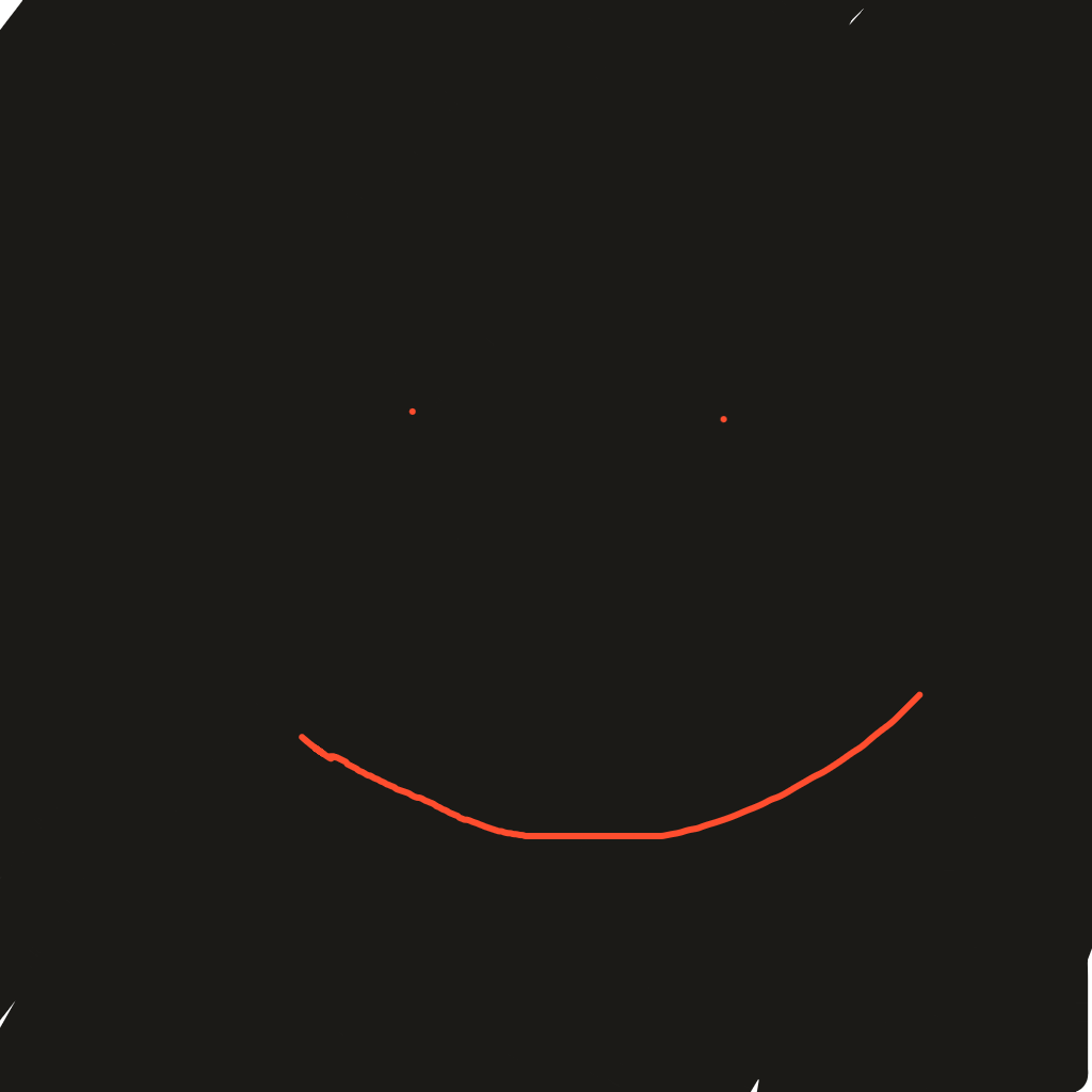 Drawing of The thing in the void
