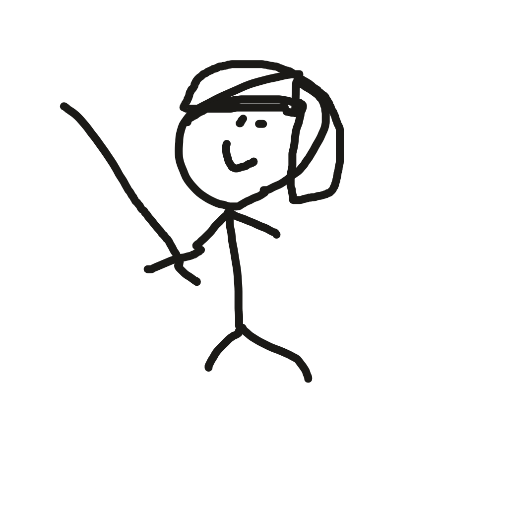 Drawing of stick