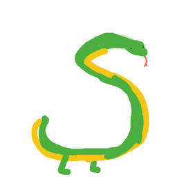 snake with two legs