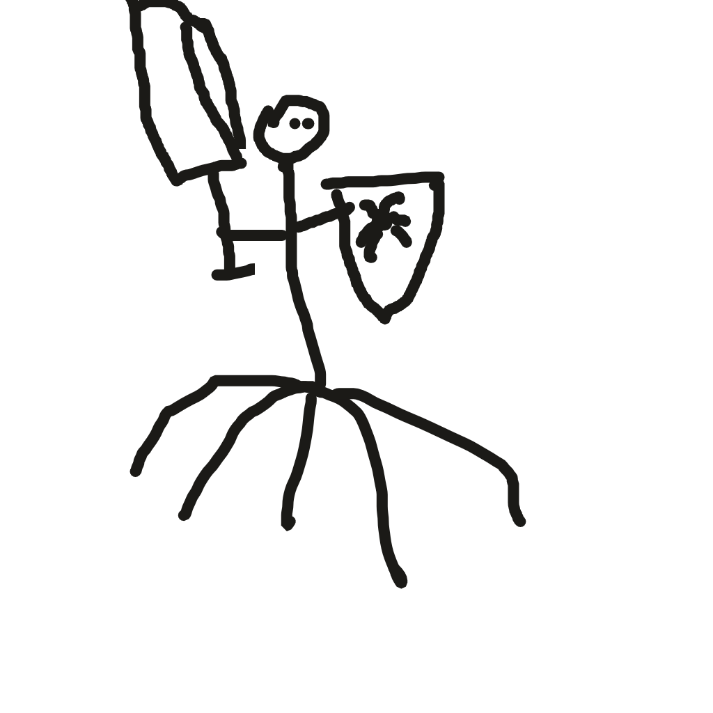 Drawing of Nameless Scribbleghj