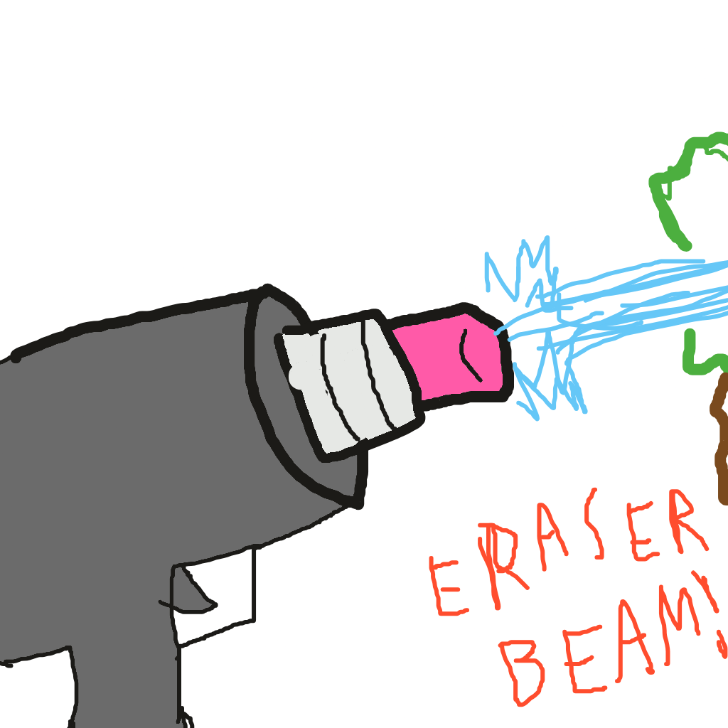Drawing of Eraser Beam!
