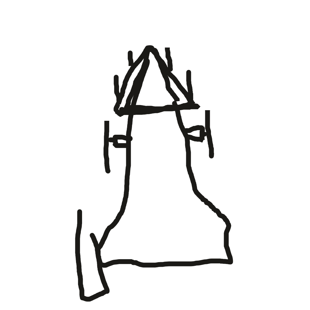 Drawing of -o-