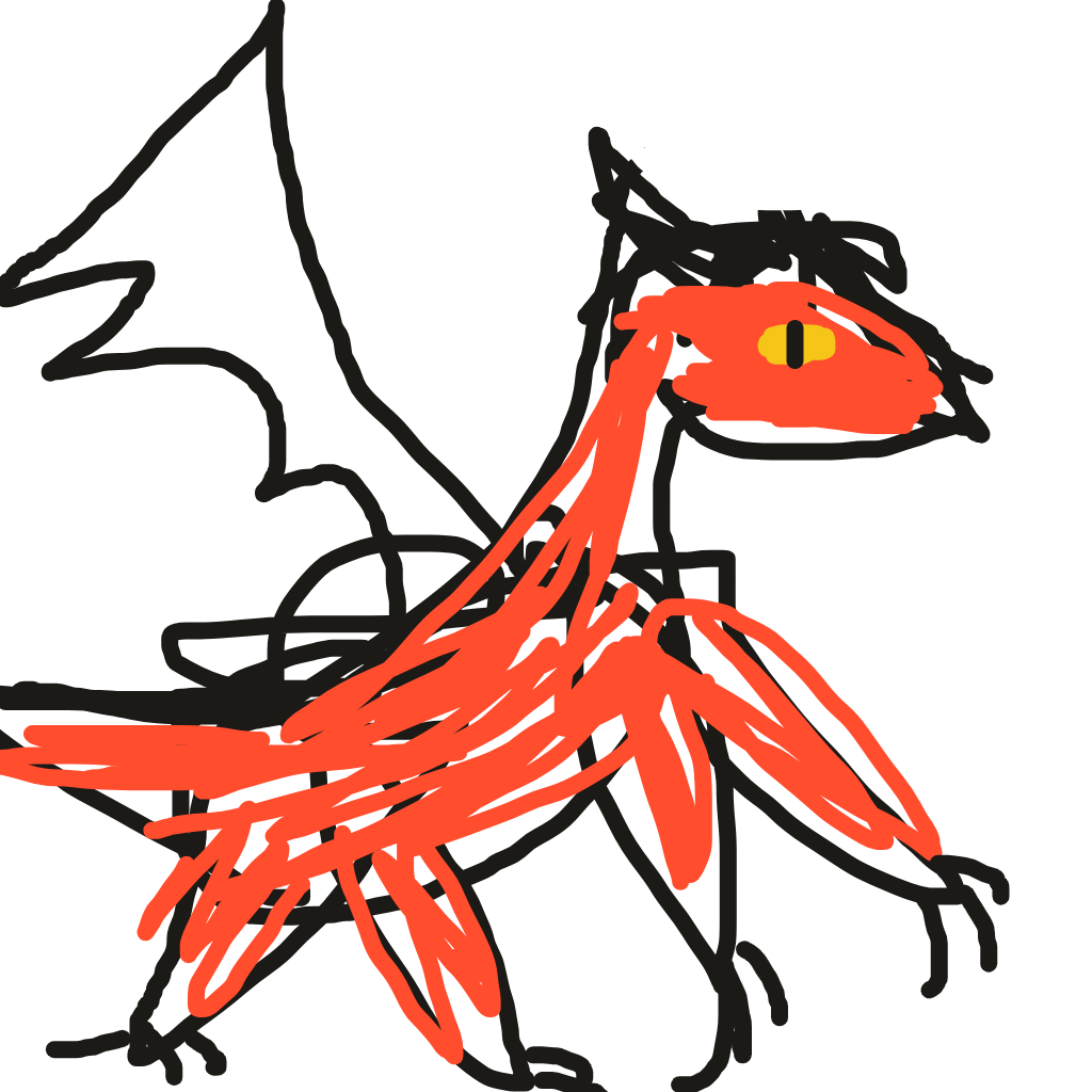 Drawing of Dragon