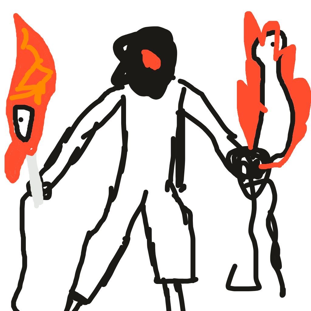 Drawing of hello there