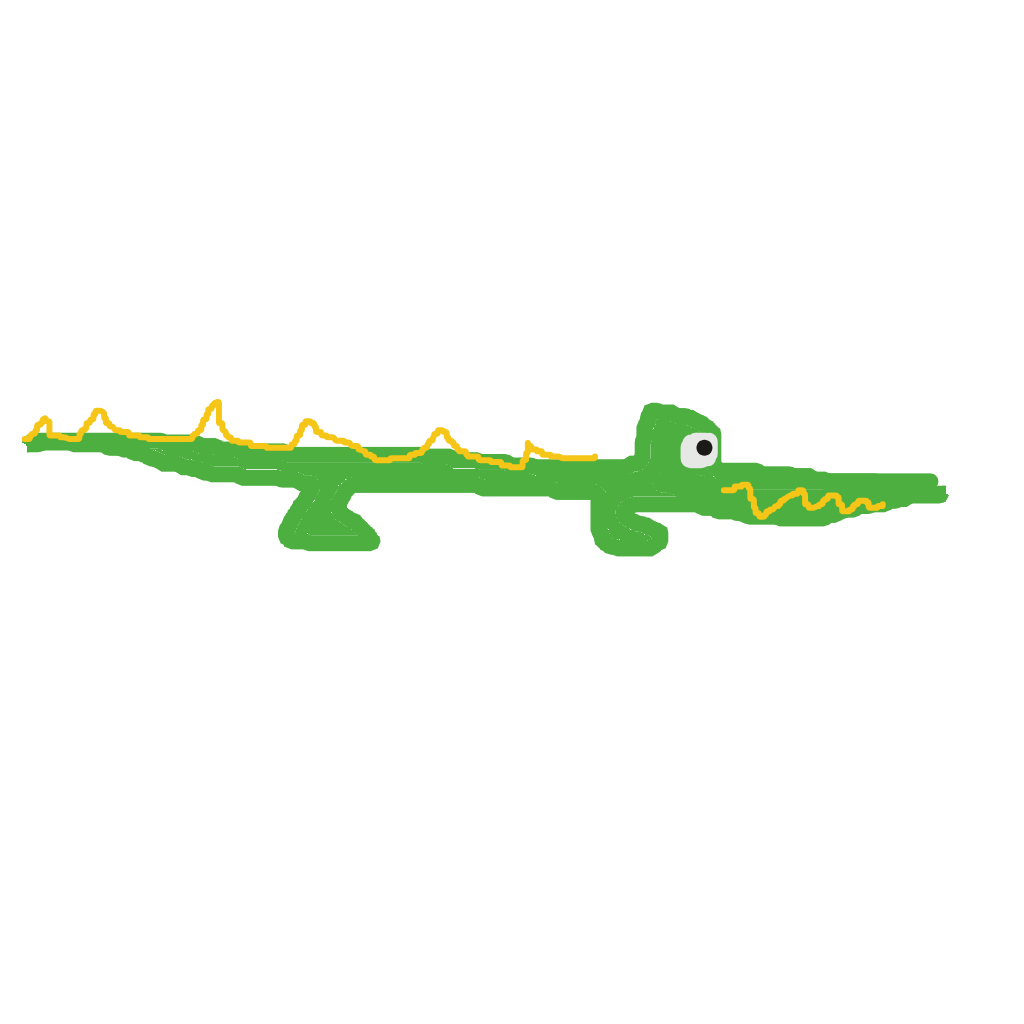 Drawing of Sewer Croc Carl