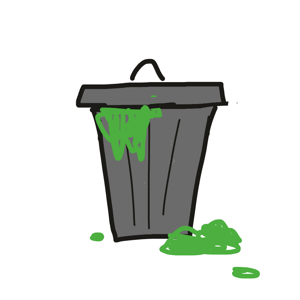 Drawing of Literal Garbage