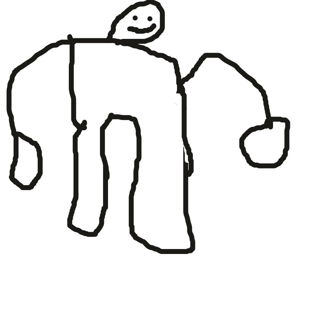 Drawing of regular dude