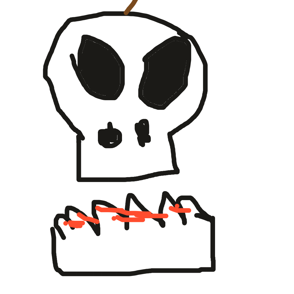 Weird skull