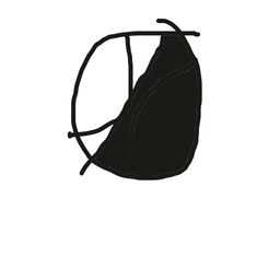 Drawing of Nameless Duelist, a user-created fighter in Drawn to Battle