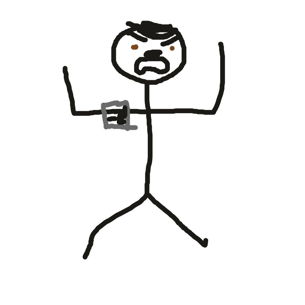 Drawing of Austrian fella, a Drawn to Battle fighter