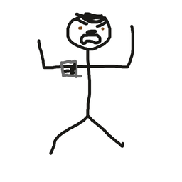 Drawing of Austrian fella, a user-created fighter in Drawn to Battle