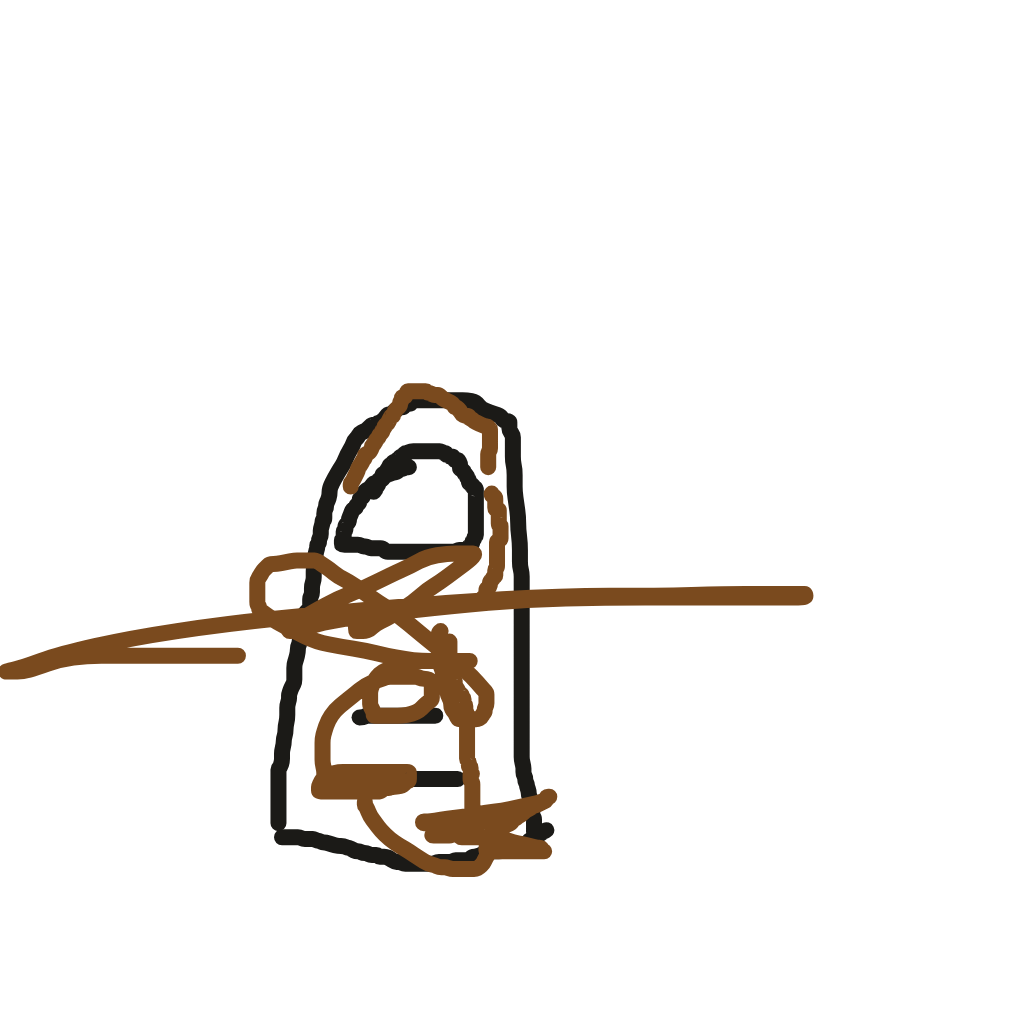Drawing of L, a Drawn to Battle fighter