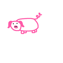 Drawing of Oink