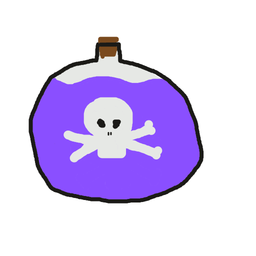 Drawing of Nameless Scribble, a user-created fighter in Drawn to Battle