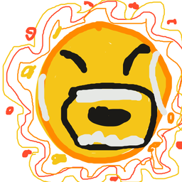 Drawing of Muga, a user-created fighter in Drawn to Battle