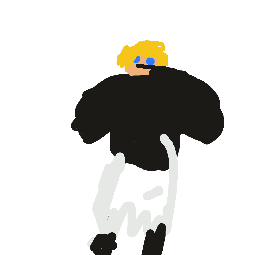 Drawing of naoya, a Drawn to Battle fighter