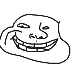 Drawing of Obese troll