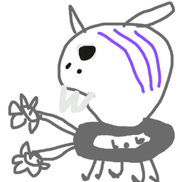 Drawing of bob evo, a user-created fighter in Drawn to Battle