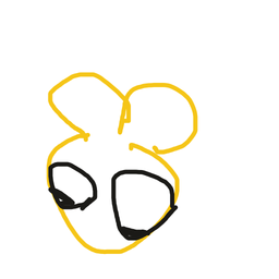 Drawing of Nameless Scribble, a user-created fighter in Drawn to Battle