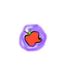 Drawing of Newton's Apple, a user-created fighter in Drawn to Battle