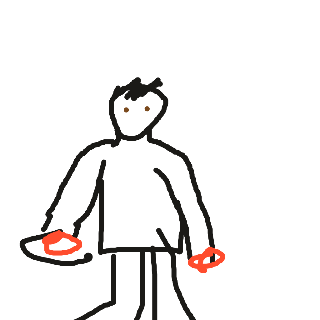 Drawing of boxer?, a Drawn to Battle fighter