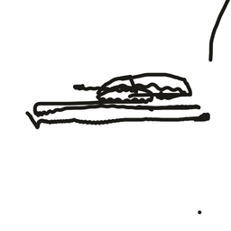 Drawing of Nameless Scribble, a user-created fighter in Drawn to Battle