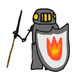 Drawing of Nameless Scribble, a user-created fighter in Drawn to Battle