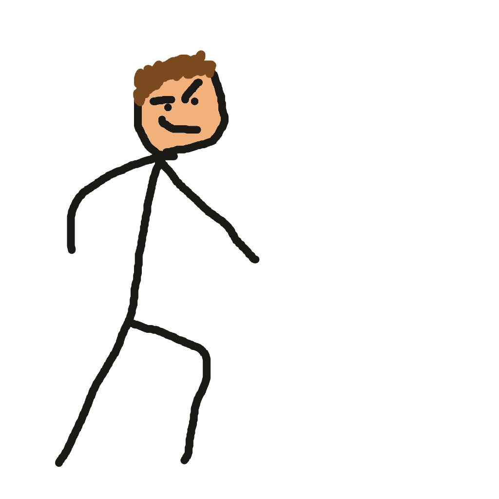 Drawing of Master Swordfighter Guy, a Drawn to Battle fighter