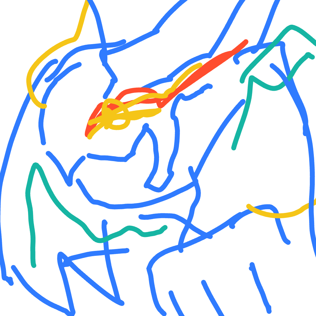 Drawing of 스카이비스트, a Drawn to Battle fighter