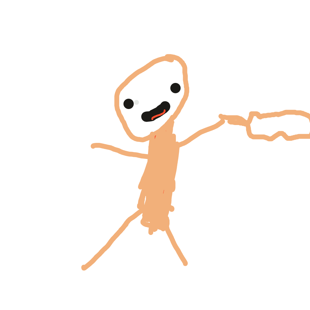Drawing of Nameless Scribble, a Drawn to Battle fighter