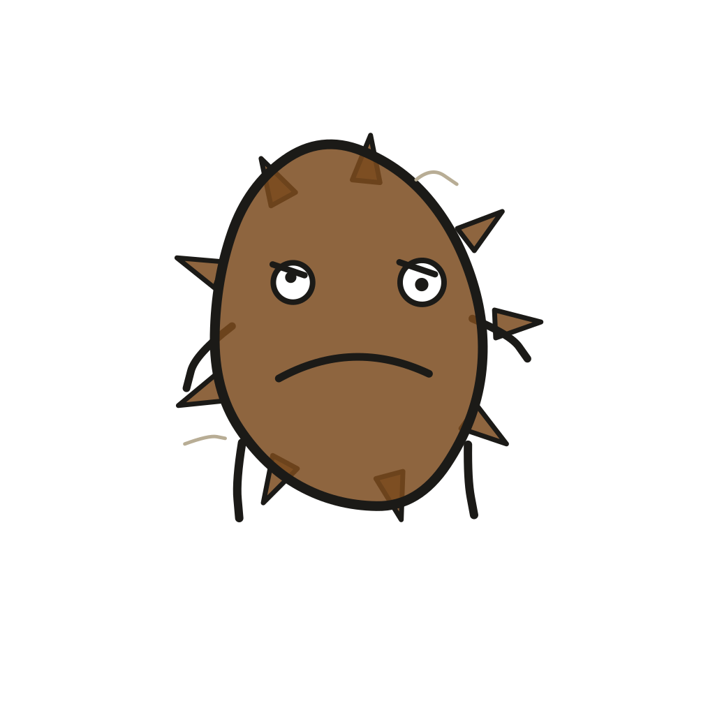 Drawing of Sir Reginald Potato