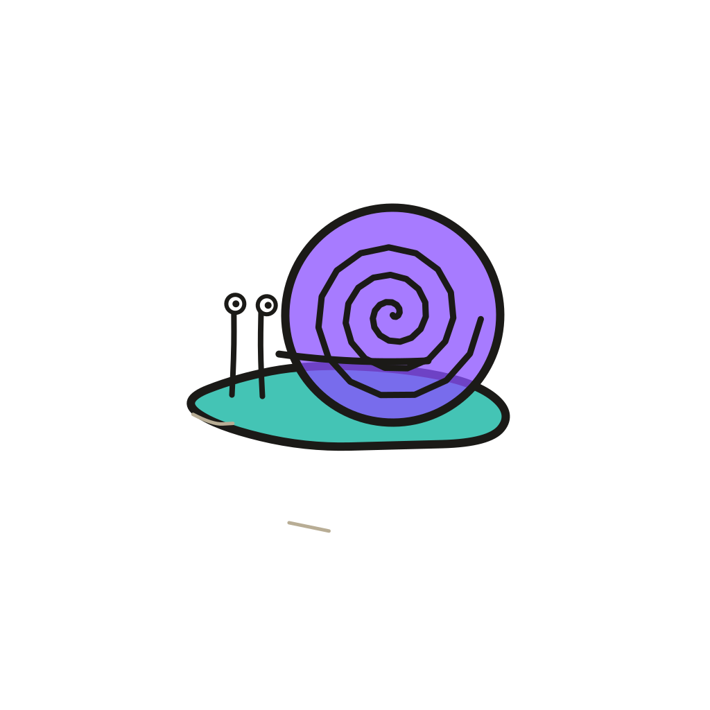 Drawing of Turbo Snail