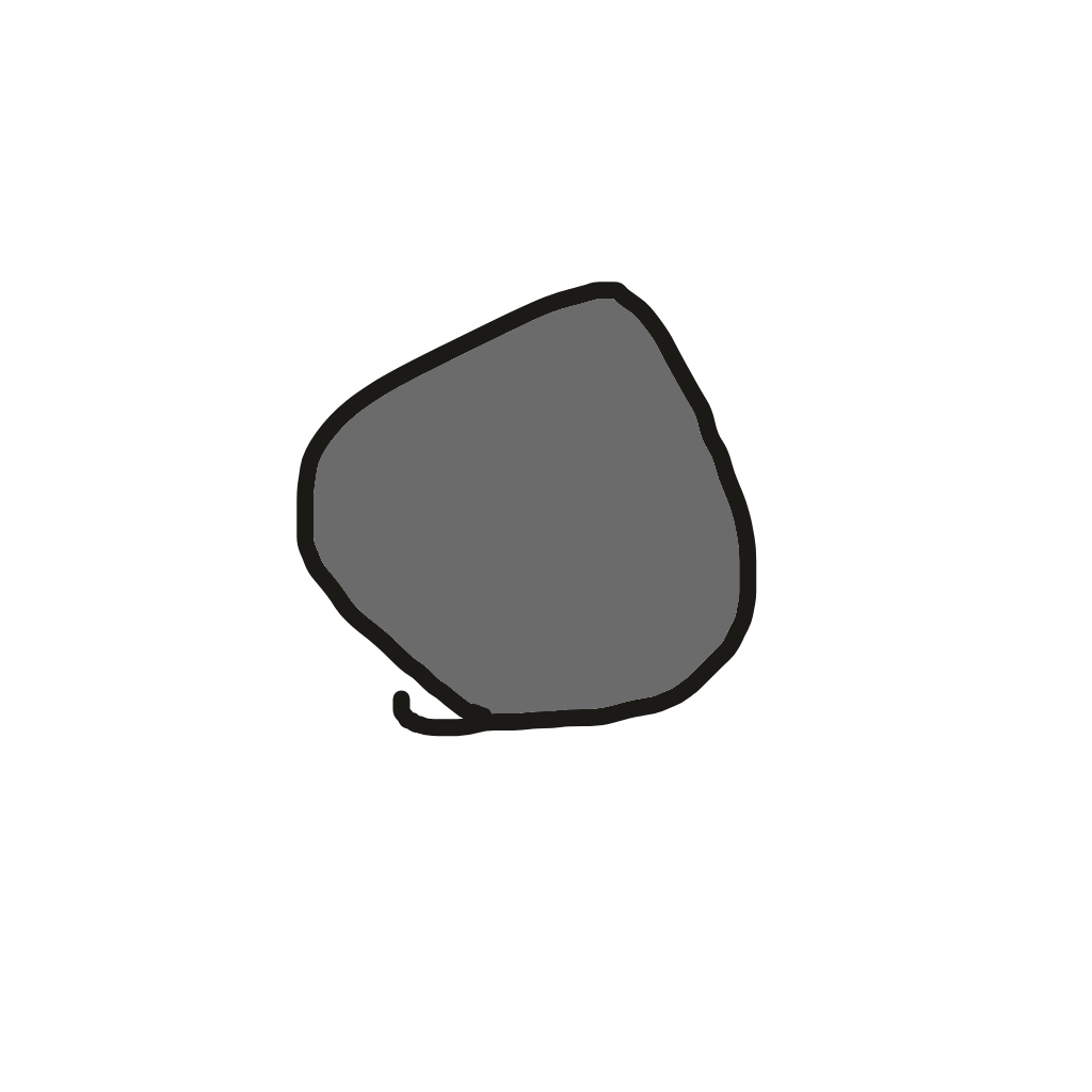 Rock (not on a stick)