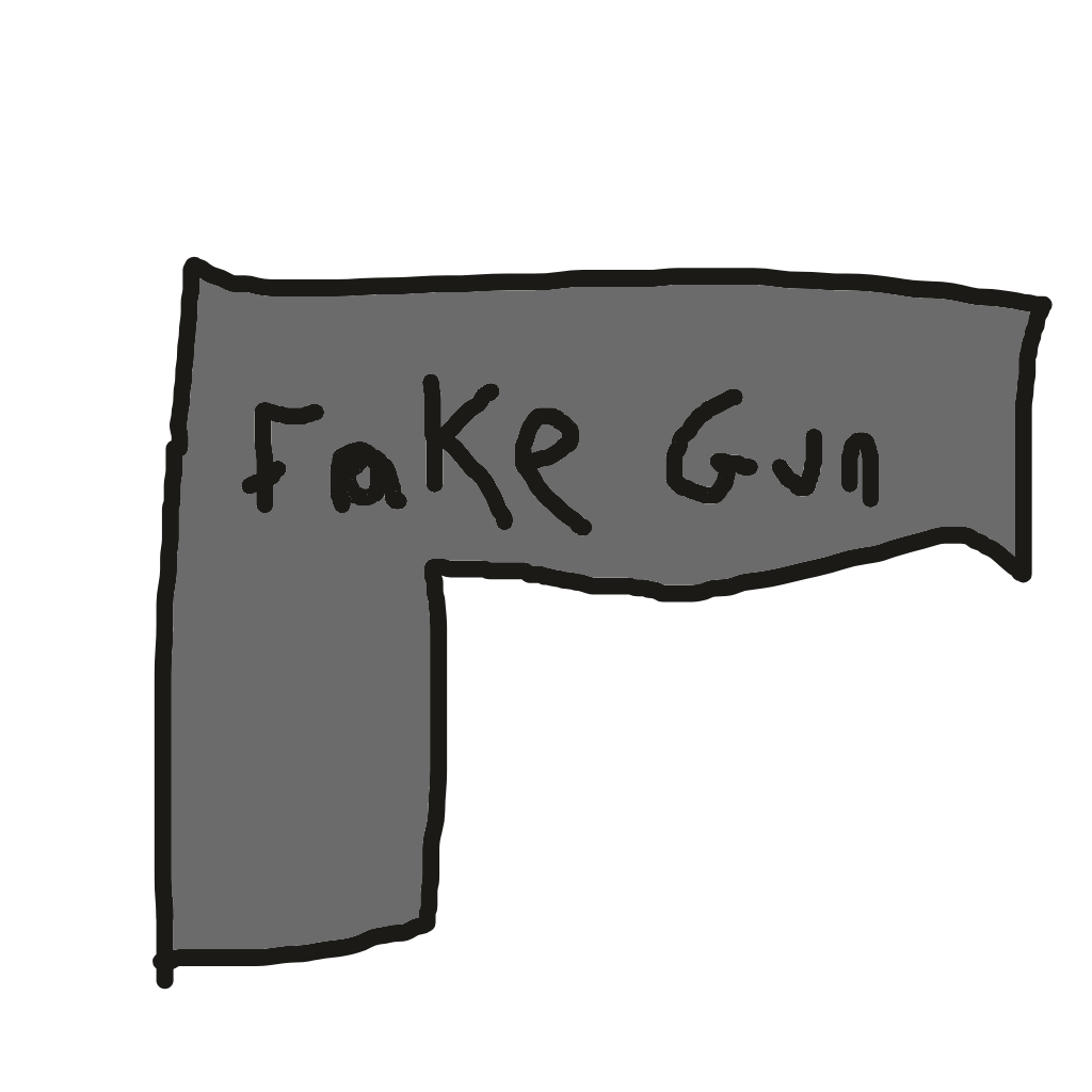 Very Scary Fake Gun